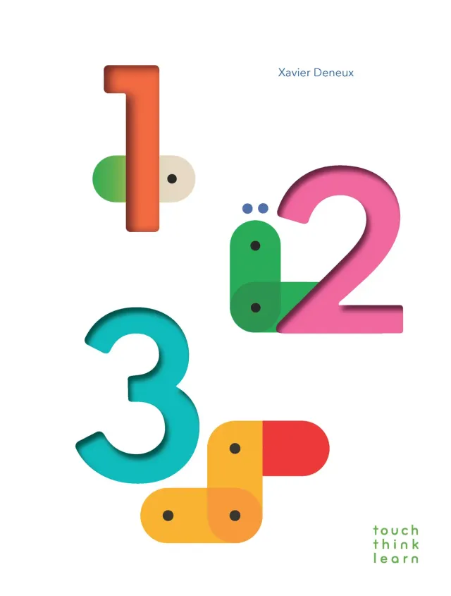 TouchThinkLearn 123 bok innbundet følebok 2–4 år