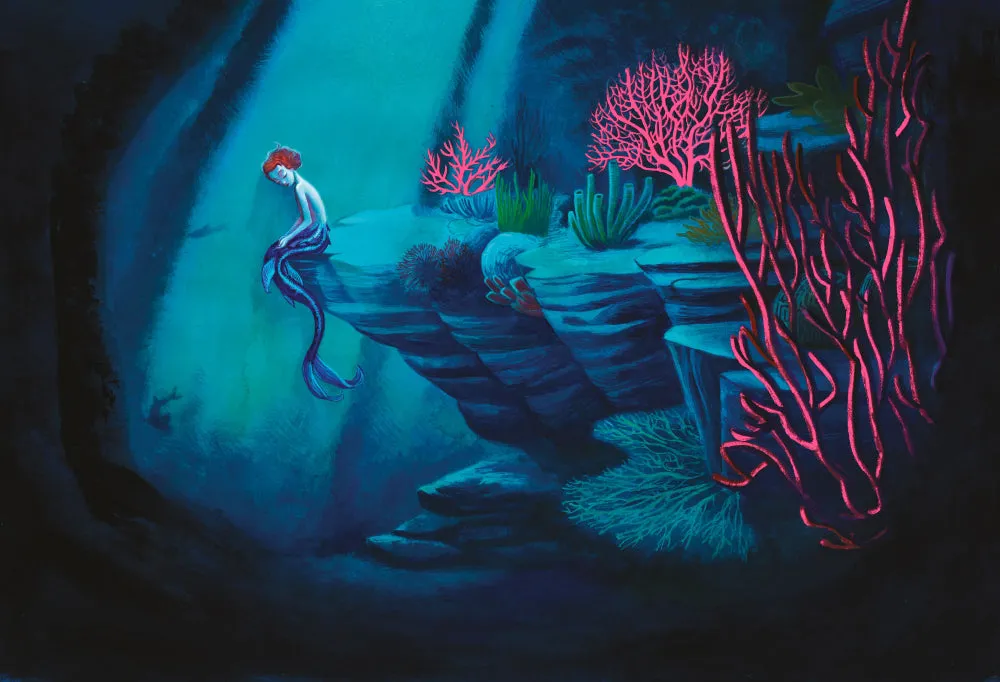Abrams The Little Mermaid bok innbundet Lacombe