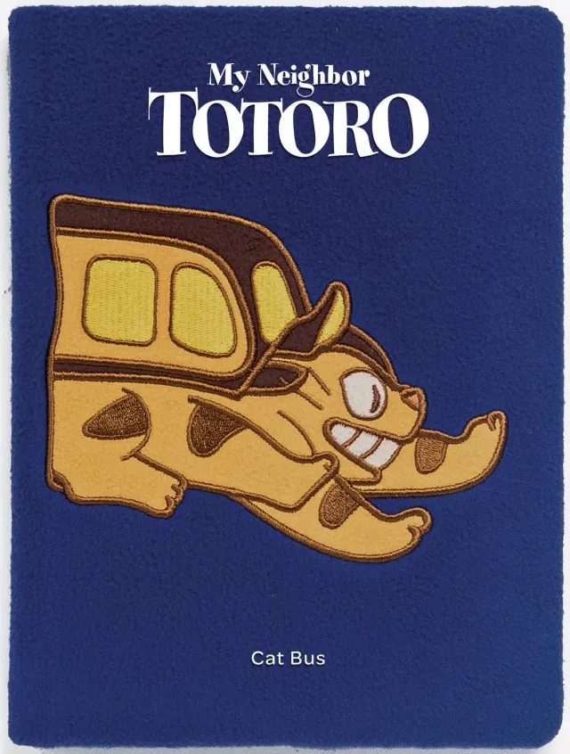 Studio Ghibli Totoro Cat Bus plysj notatbok linjert