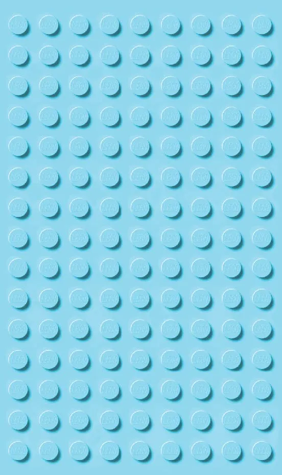 Abrams & Chronicle Books LEGO Note Brick notatblokk blågrønn