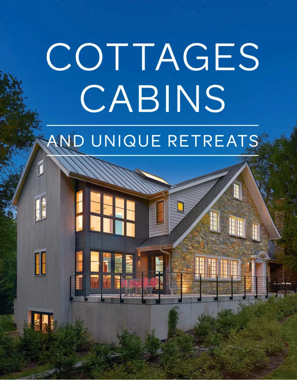 Abrams Cottages, Cabins, and Unique Retreats bok pocket små hus