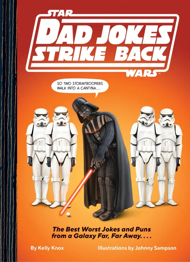 Star Wars Dad Jokes Strike Back vitsebok innbundet