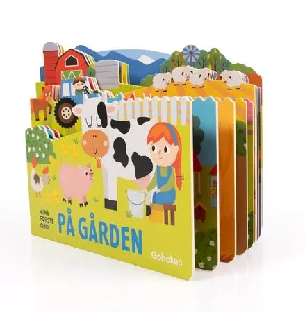 Bokia På gården billedbok pent brukt barn