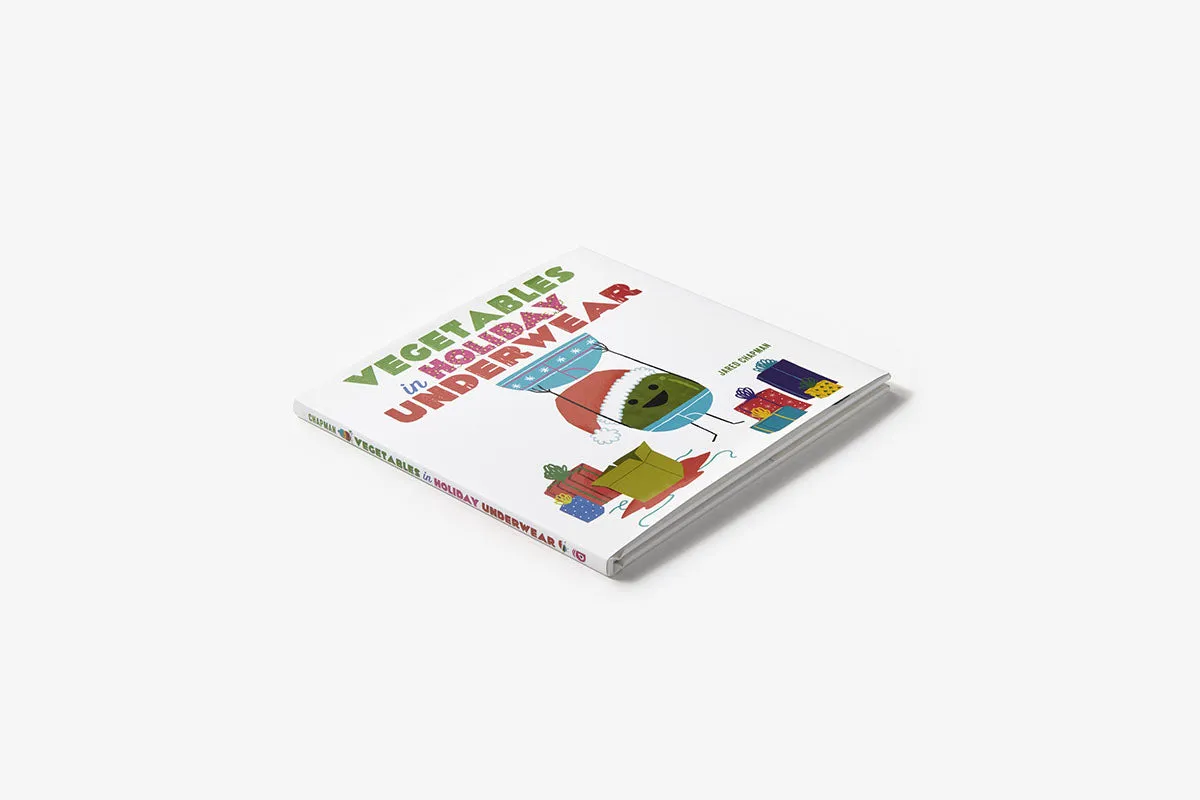 Appleseed Vegetables in Holiday Underwear bildebok innbundet jul