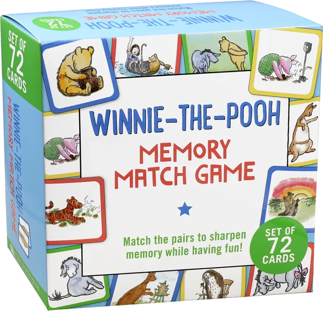 Peter Pauper Press Winnie-the-Pooh Memory Match minnespill 36 par