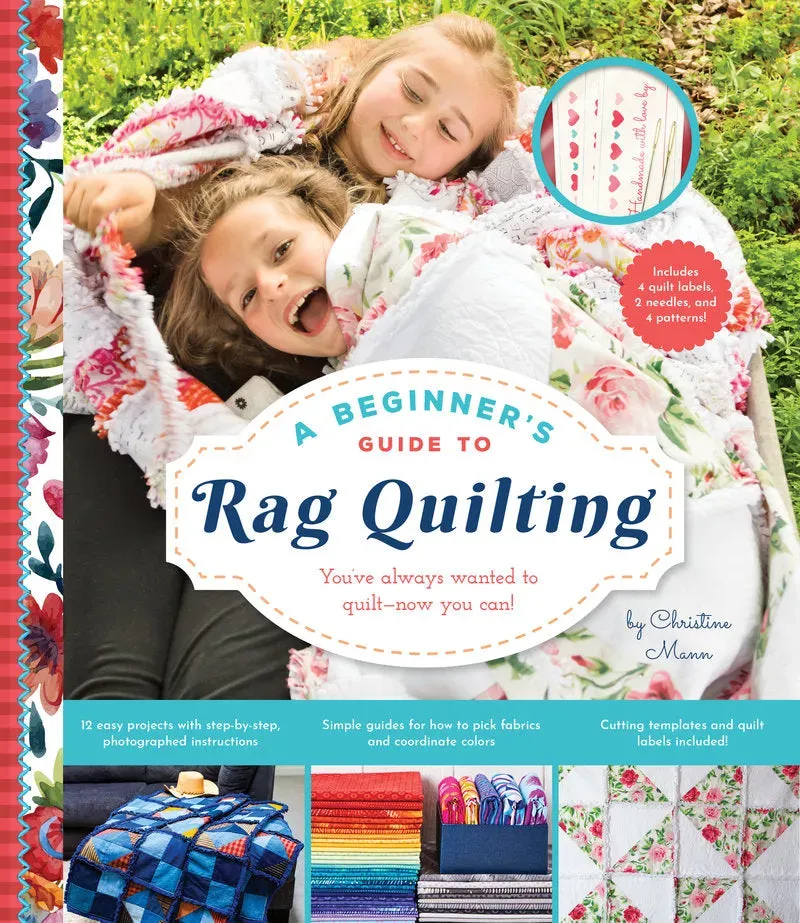 Chronicle Books A Beginner's Guide to Rag Quilting quiltbok pocket