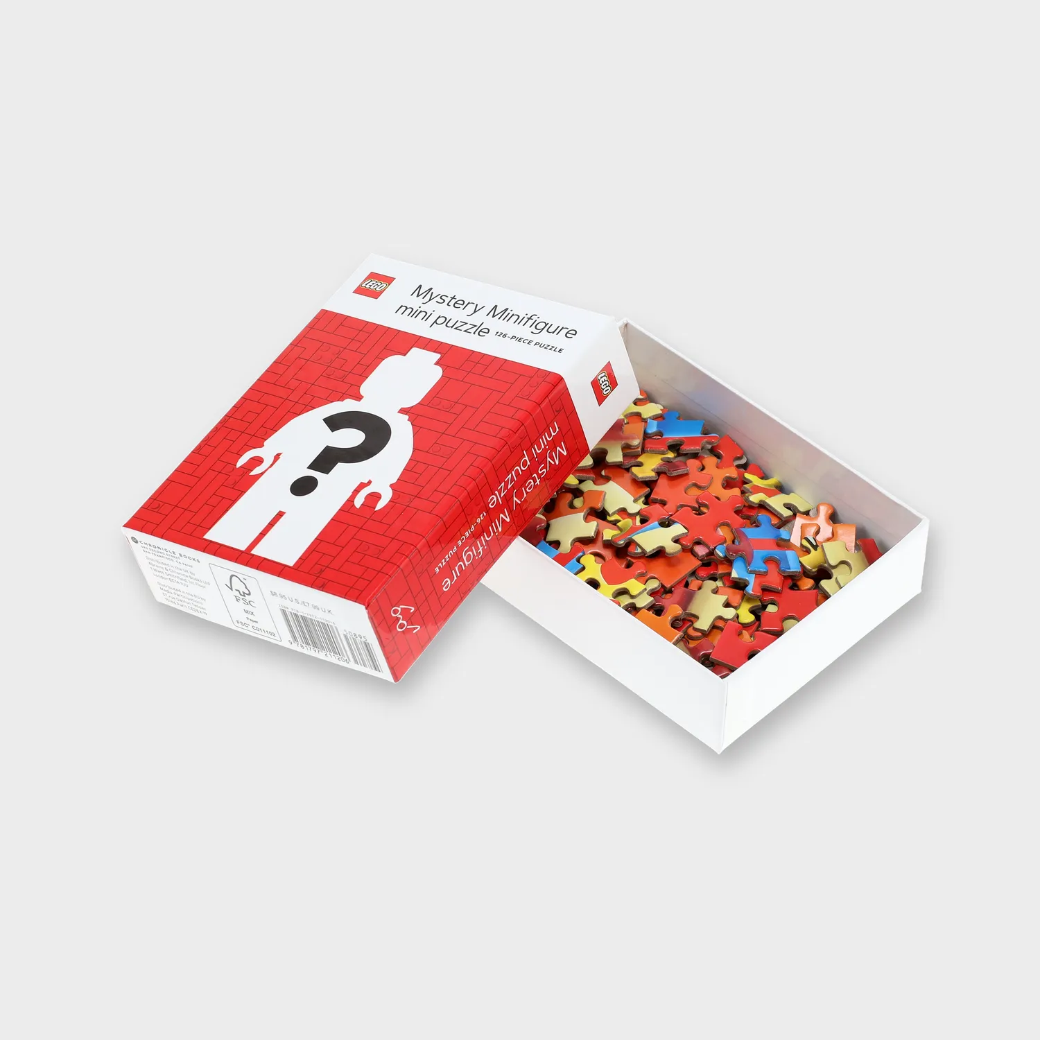 LEGO Mystery Minifigure puslespill rød utgave 12-pakning