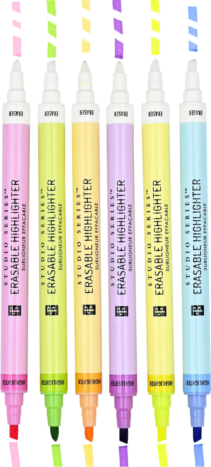 Peter Pauper Press Studio Series tekstmarkører 6 stk slettbare