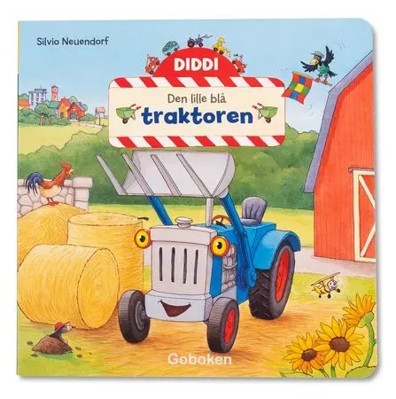 Bokia Den lille blå traktoren billedbok pent brukt norsk