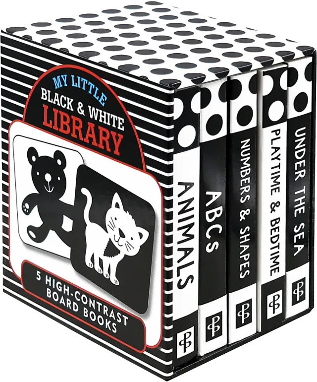 Peter Pauper My Little Black and White pappbøker baby 5pk