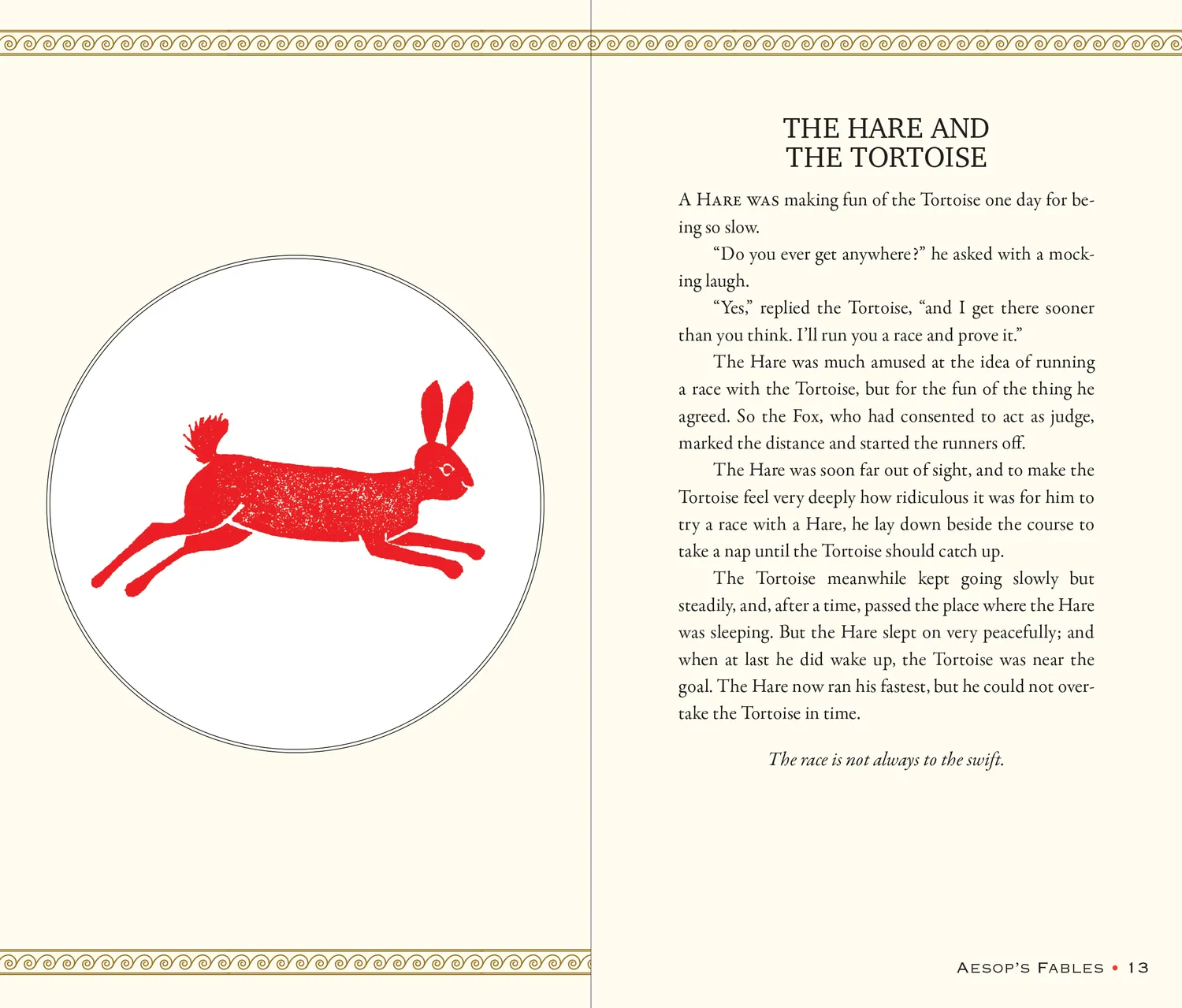 Peter Pauper Press Aesop's Fables bok innbundet gaveutgave