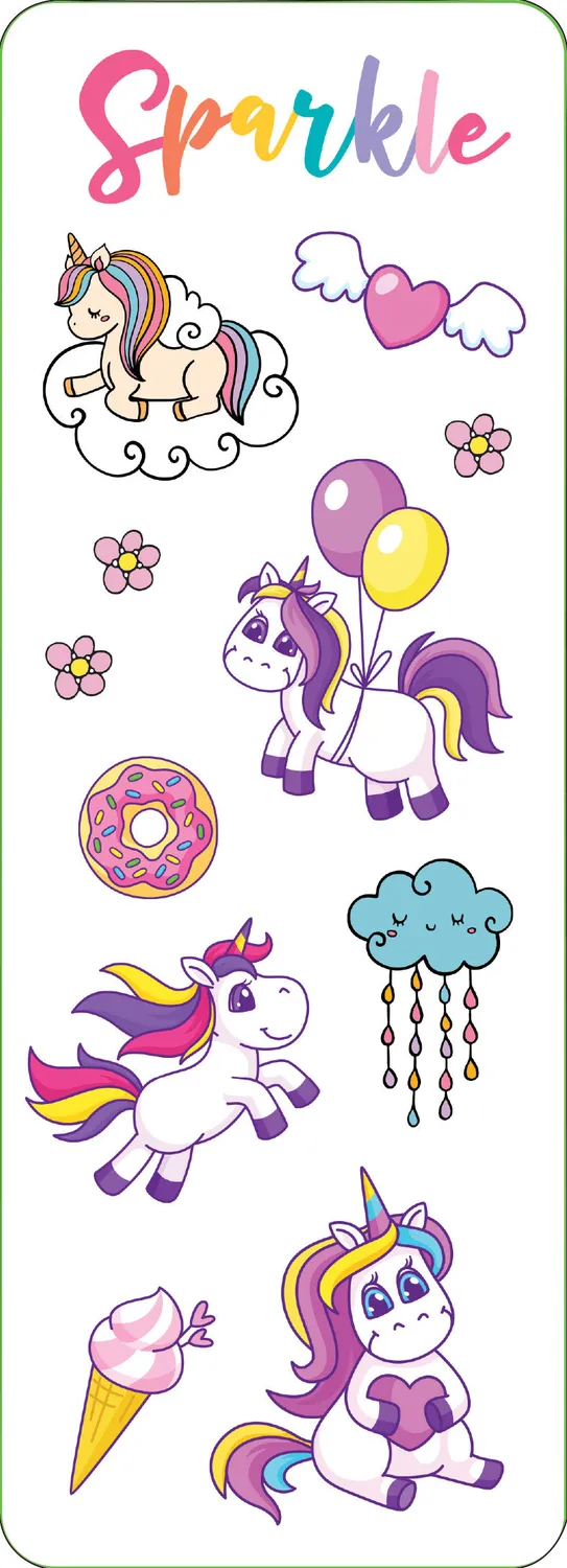 Peter Pauper Press Unicorns Sticker Set klistremerker 60 stk