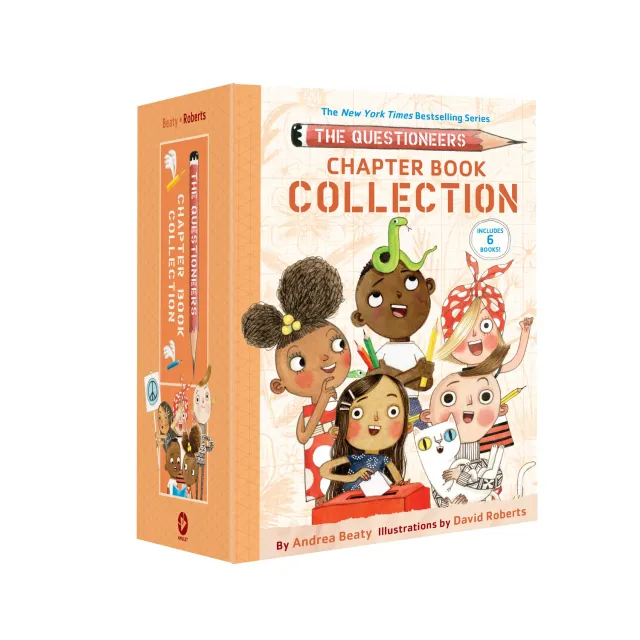 Questioneers samleboks 1-6 innbundet barn