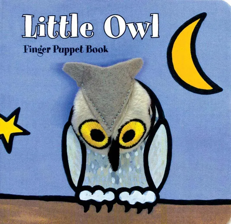 Little Owl fingerdukke peke-bok kosebok ugle