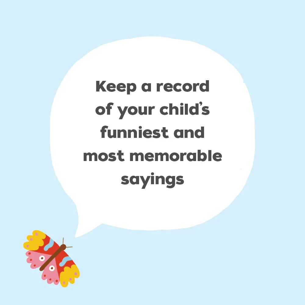 Abrams My Quotable Kid notatbok minnebok foreldre