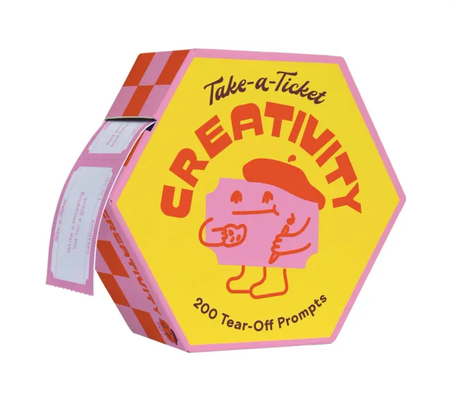 Take-a-Ticket Creativity 200 prompts idéboks gave