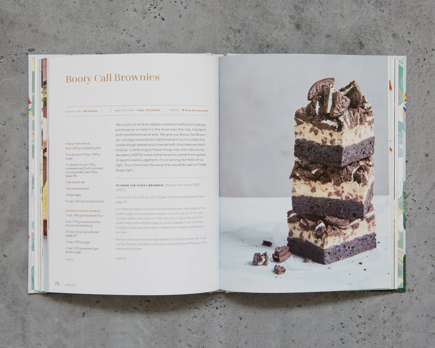 Abrams and Chronicle Edibles kokebok innbundet lavdose