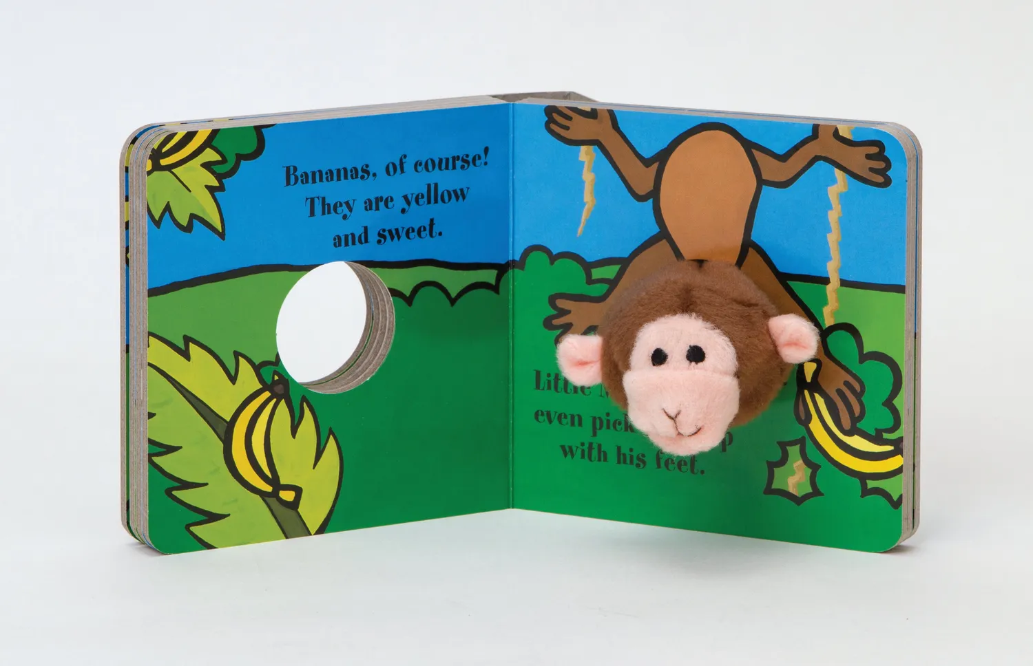Chronicle Books Little Monkey fingerdukke-bok 0-3 år