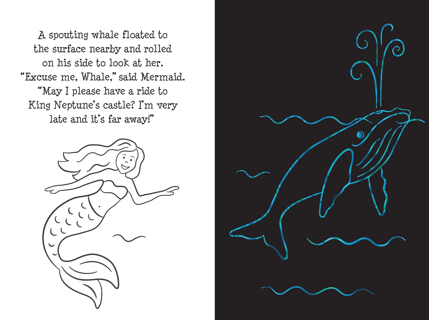 Peter Pauper Press Scratch and Sketch Mermaid Adventure skrapebok barn