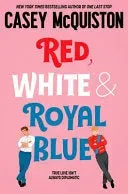 Bokia Red, White & Royal Blue bok engelsk pent brukt