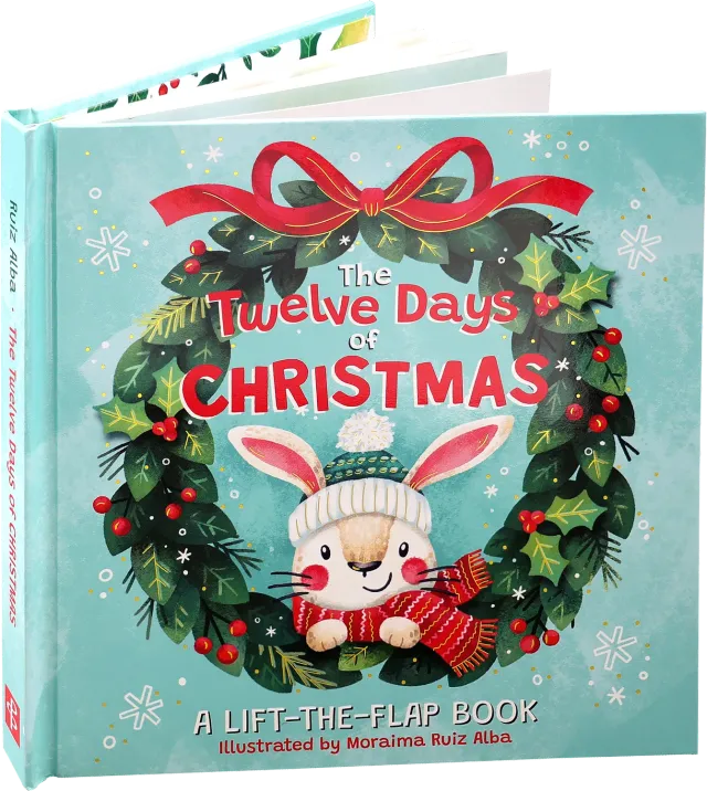 Peter Pauper Press Twelve Days of Christmas klaffebok julebok barn
