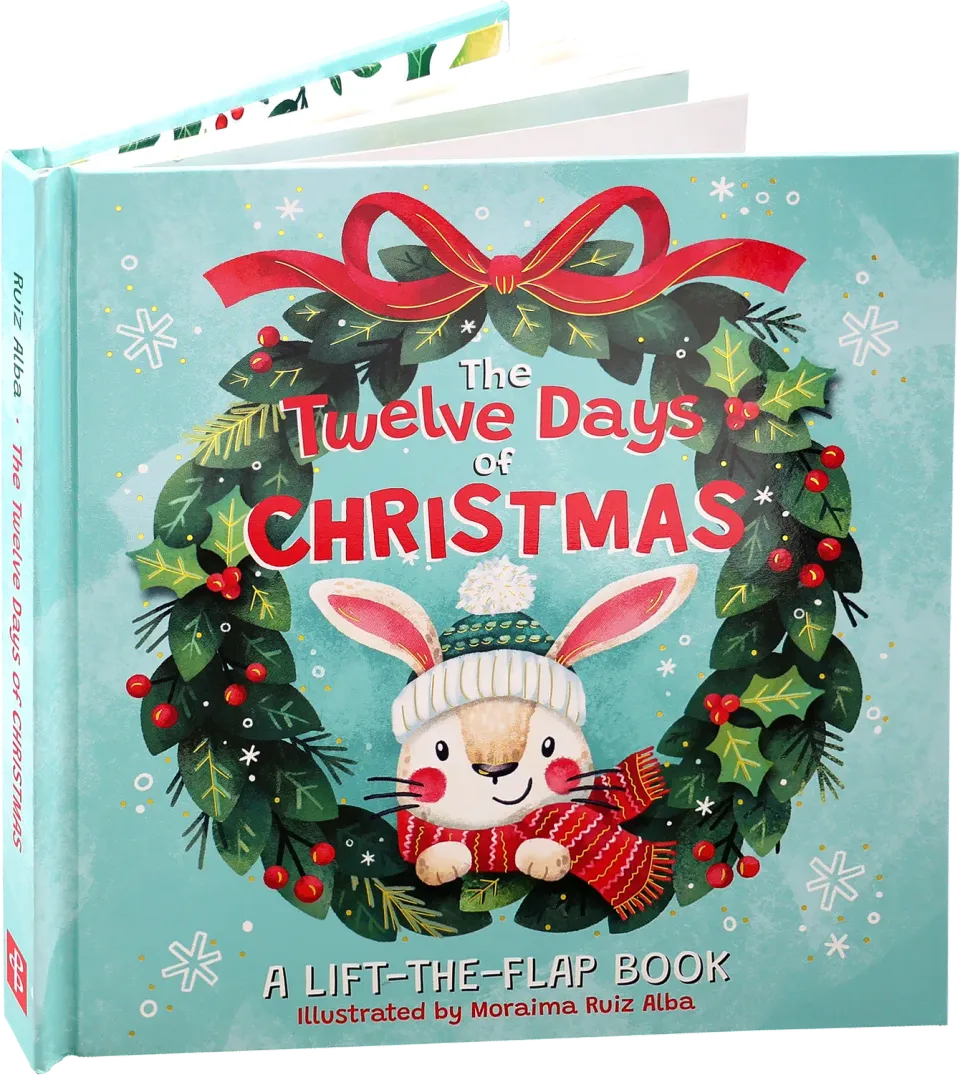 Peter Pauper Press Twelve Days of Christmas klaffebok julebok barn
