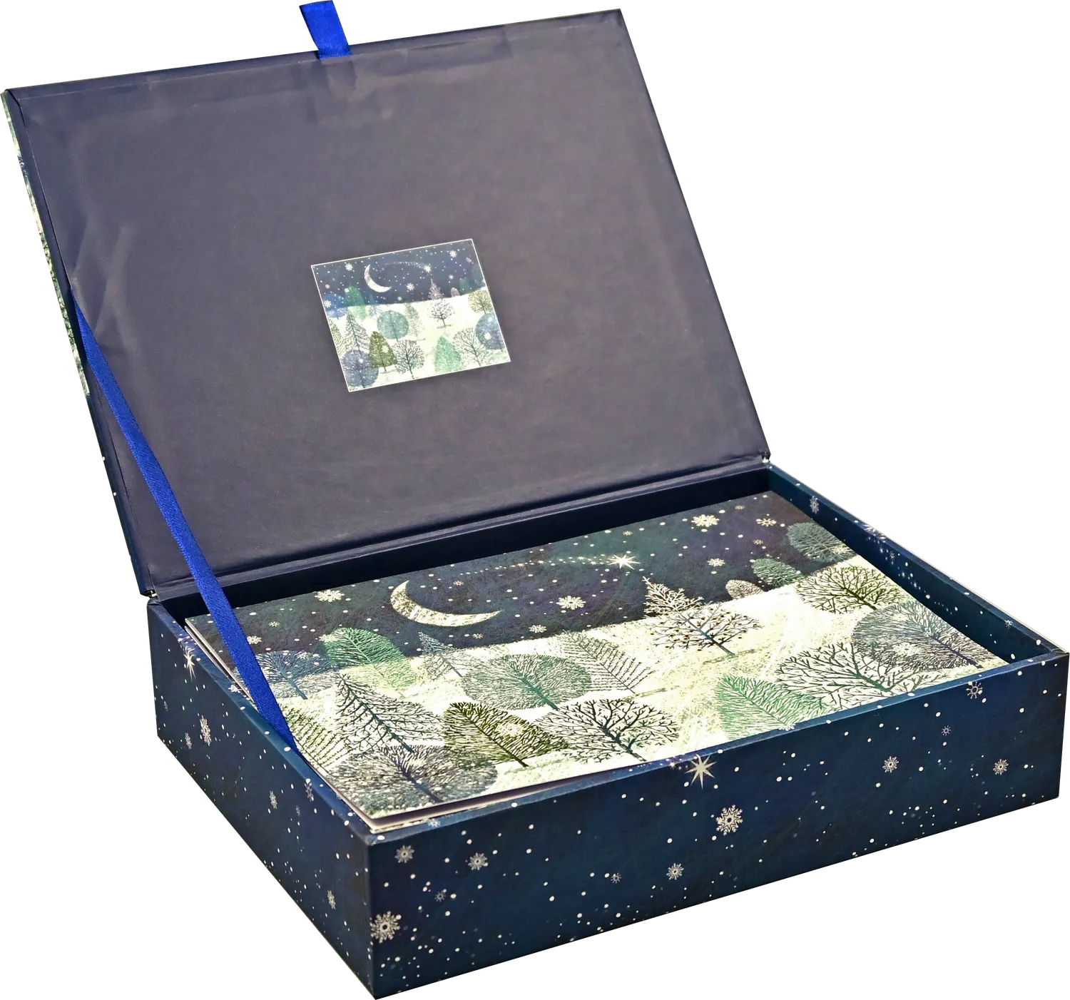 Peter Pauper Press A Midnight Clear Deluxe Boxed julekort 20-pk folie