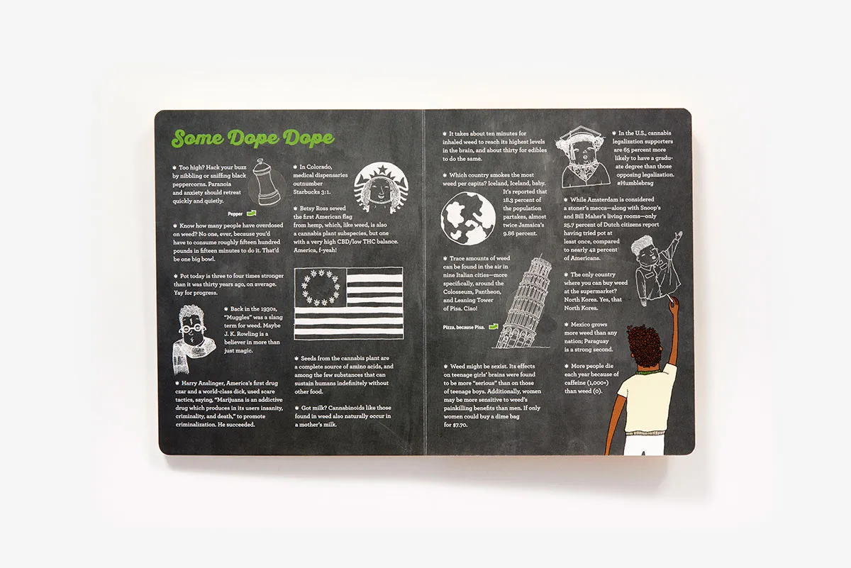 Abrams Image Scratch Sniff Book of Weed innbundet gavebok