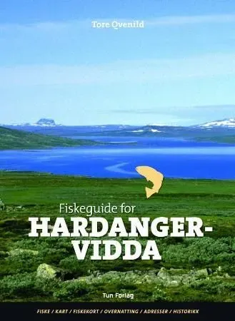 Bokia Fiskeguide for Hardangervidda innbundet bok pent brukt