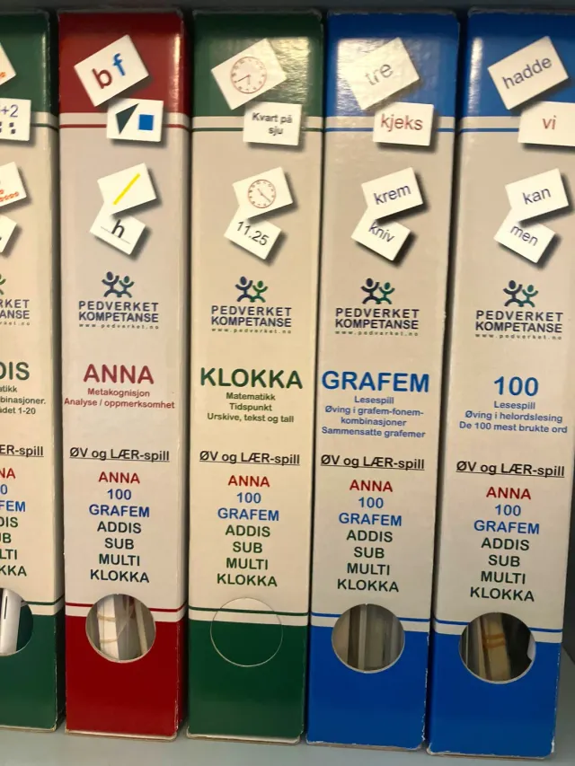 Hogrefe Grunnlaget Øv og Lær intervensjonsspill komplett 6 spill
