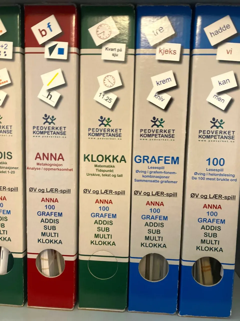 Hogrefe Grunnlaget Øv og Lær intervensjonsspill komplett 6 spill