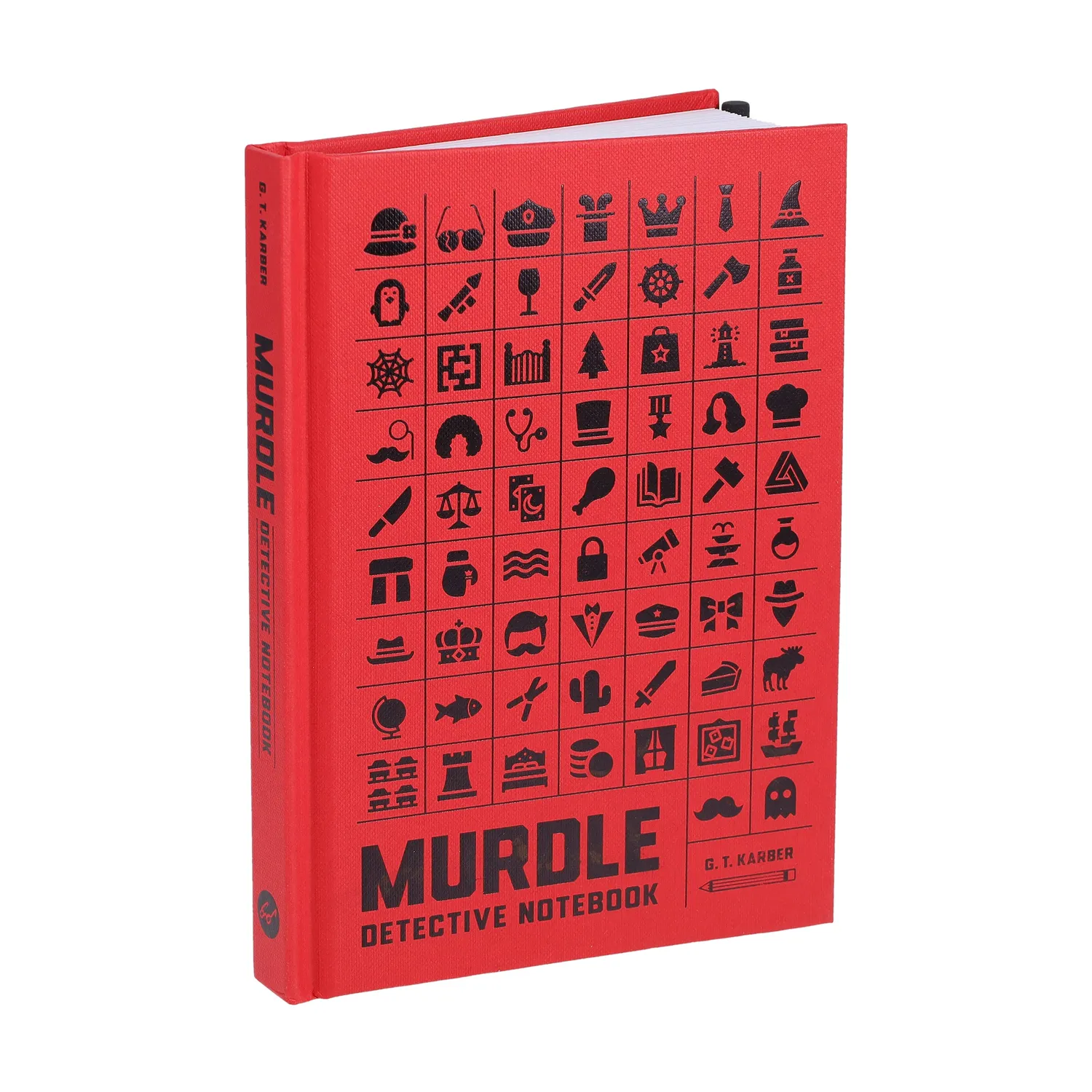 Abrams Murdle Detective Notebook notatbok med blyant