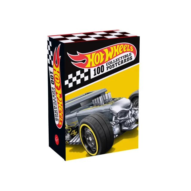 Hot Wheels Postcard Box postkort 100 stk samleboks biler