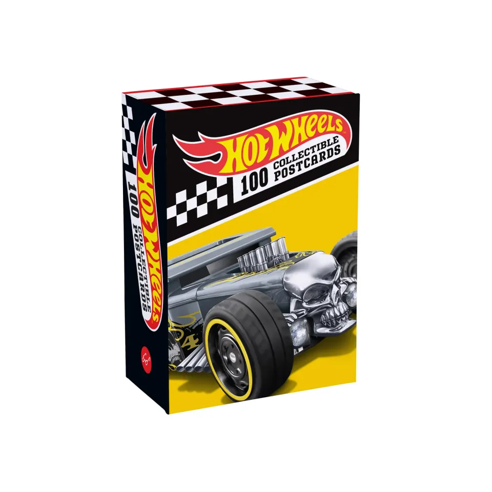 Hot Wheels Postcard Box postkort 100 stk samleboks biler