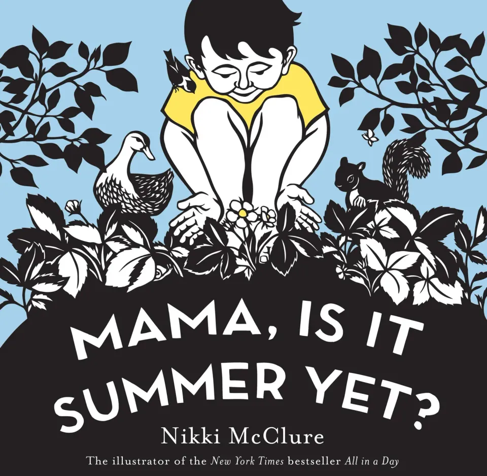 Nikki McClure Mama Is It Summer Yet pappbok sommer