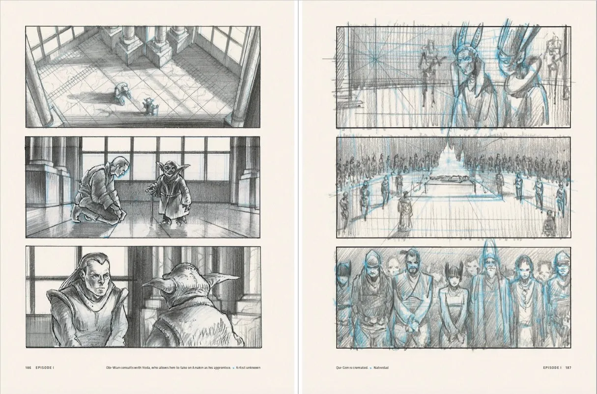 Abrams and Chronicle Star Wars Storyboards innbundet bok