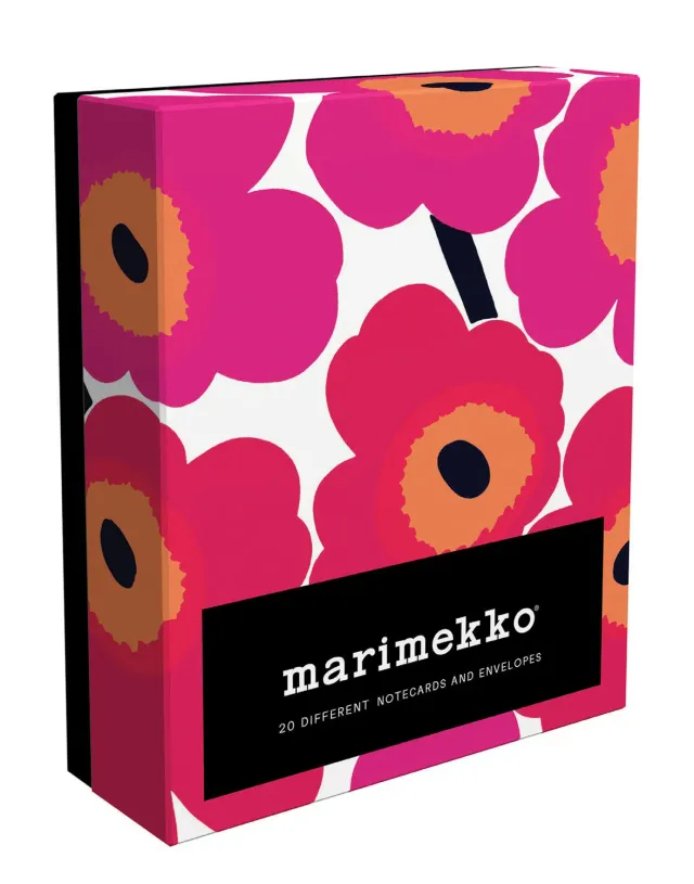 Marimekko Notes notatkort 20 kort med konvolutter fargerike