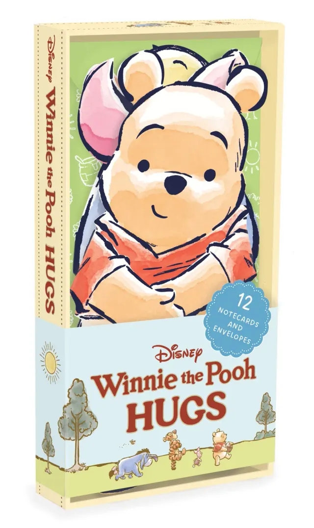 Disney Winnie the Pooh Hugs kortsett 12 notatkort