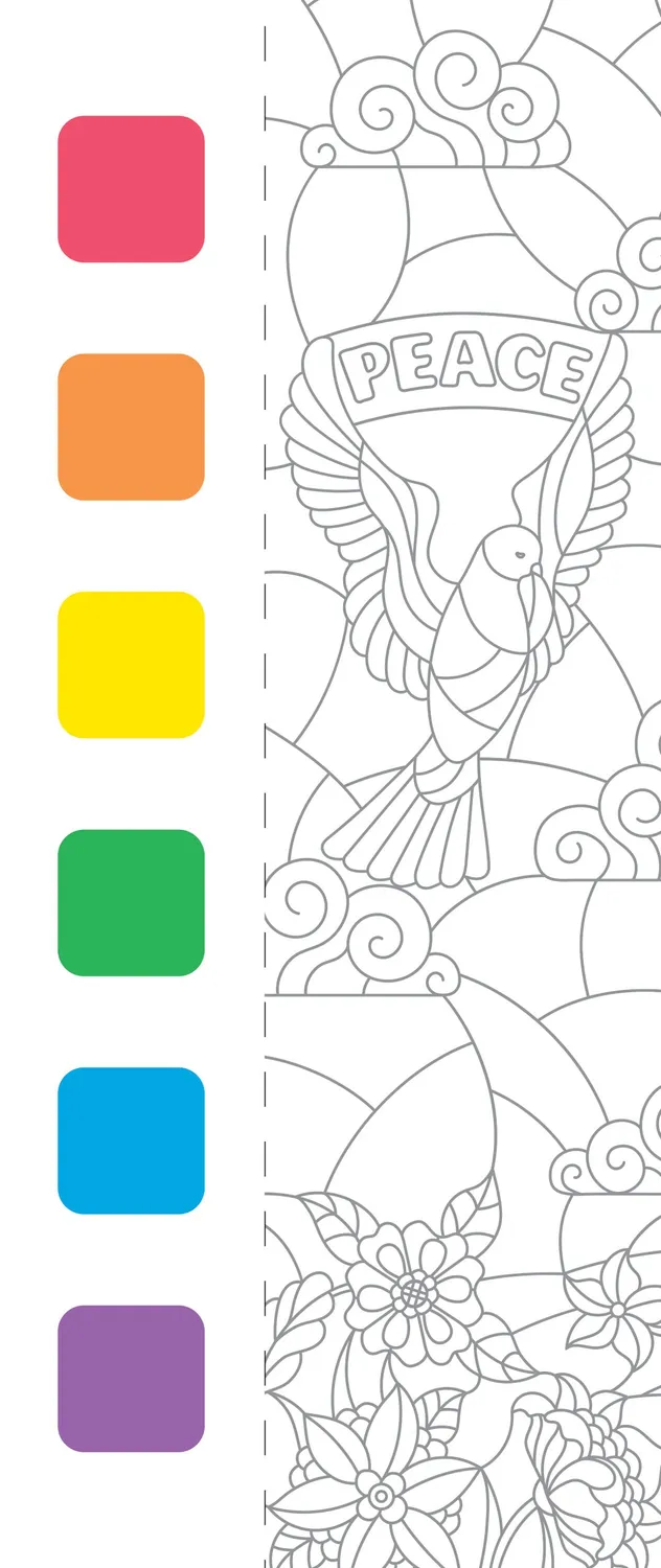 Peter Pauper Press Color Me Blessed malesett akvarell lomme