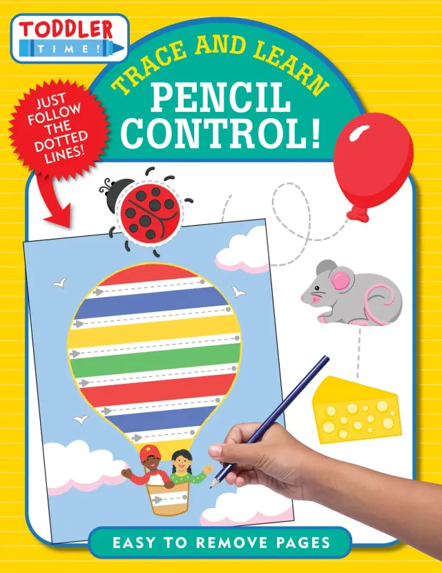 Peter Pauper Press Trace & Learn Pencil Control arbeidsbok 96 sider