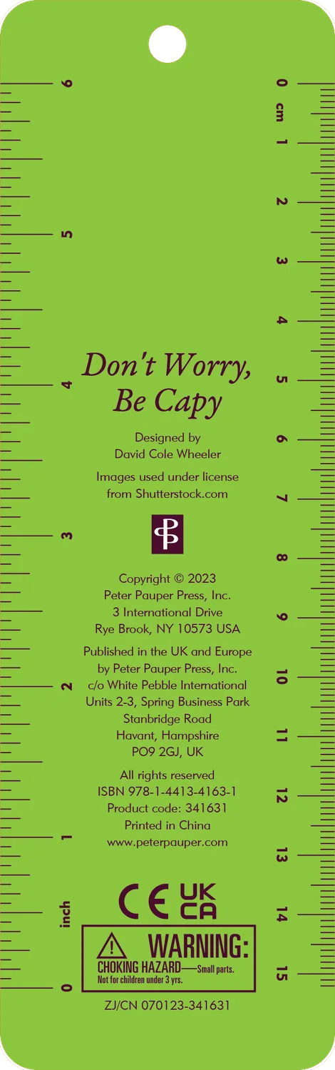 Peter Pauper Press Capybara Beaded bokmerke med dusk