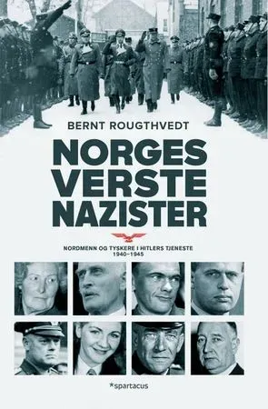 Bokia Norges verste nazister innbundet bok pent brukt historie