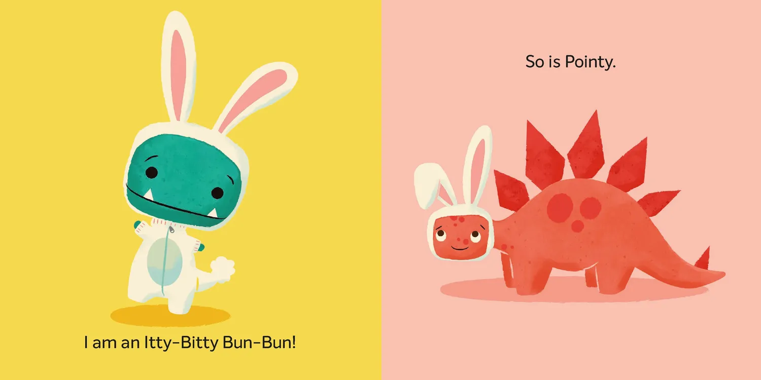 Chronicle Books Tiny T Rex Itty-Bitty Bun-Bun kartonbok påske
