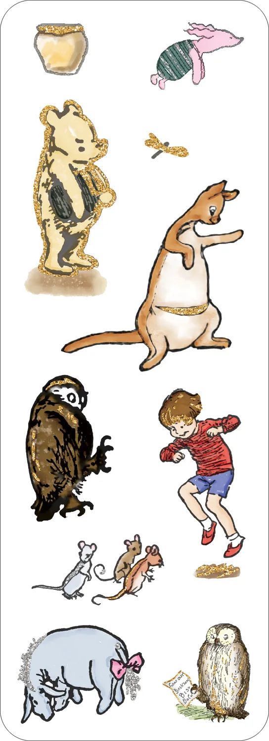 Peter Pauper Press Winnie-the-Pooh klistremerkesett 65 stk