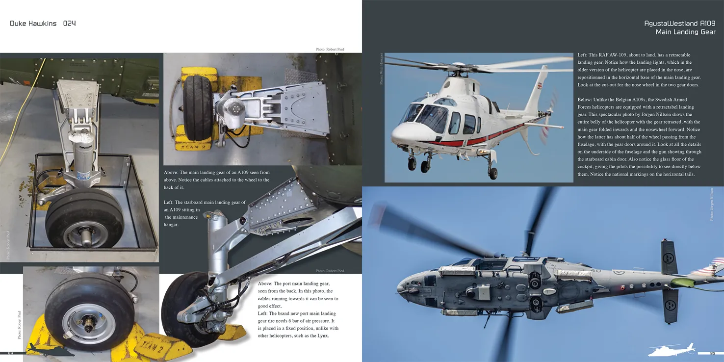 Duke Hawkins A109 helikopterbok walkaround