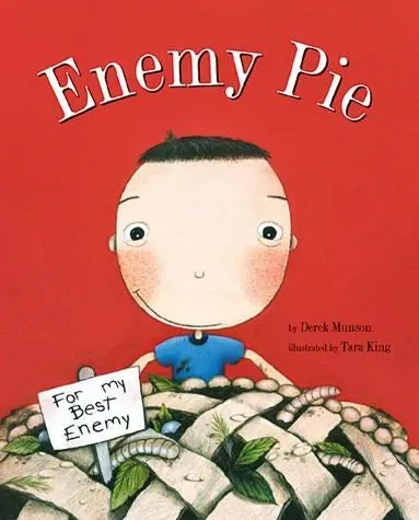 Chronicle Books Enemy Pie barnebok innbundet vennskap