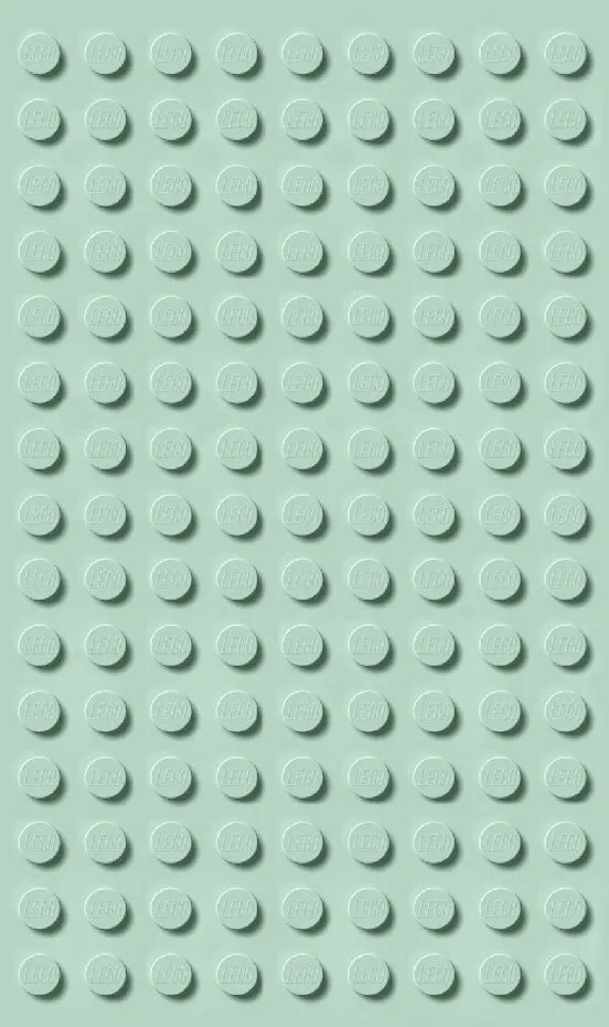 Abrams & Chronicle Books LEGO Note Brick notatblokk blågrønn