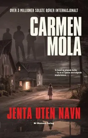 Bokia Jenta uten navn bok innbundet pent brukt krim