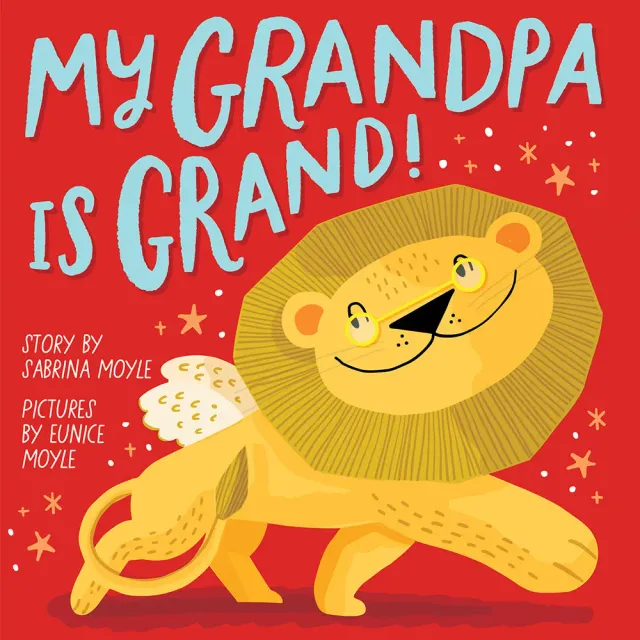 Hello Lucky My Grandpa Is Grand board book bestefar
