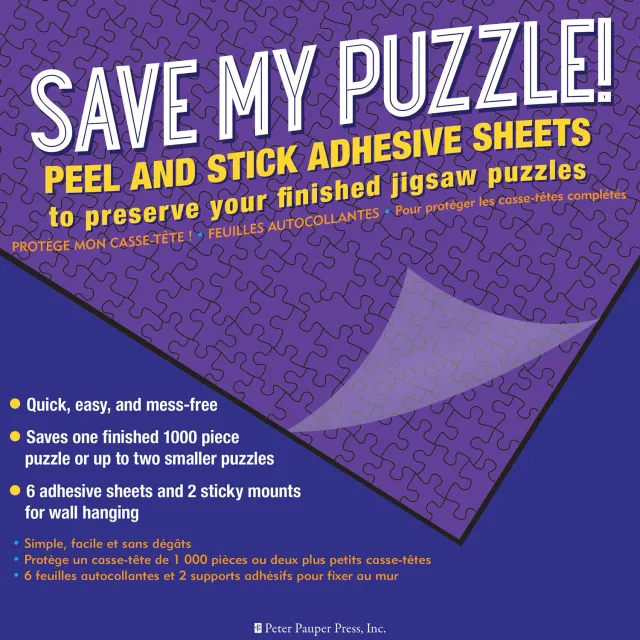 Peter Pauper Press Save My Puzzle limark 1000 brikker